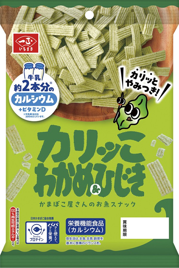 カリッこわかめ ひじき 商品情報 一正蒲鉾株式会社