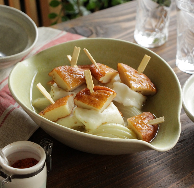 材料は3つ 10分でできるごま油香るおつまみにんにくおでん レシピ集 一正蒲鉾株式会社